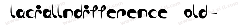 Glaciallndifference Bold字体转换
